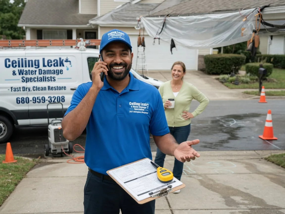 Ceiling Leak Cleanup West Point, IA FAQs